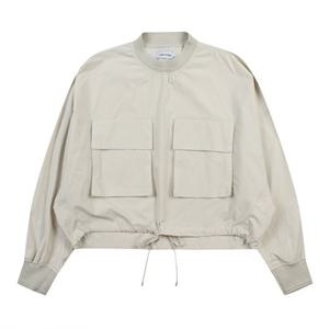 [코데즈컴바인] 라운드넥 시보리 블라우스 (CJA-BL505W2)
