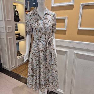 [BCBG] 비씨비지 여름24 쿠스쿠스프린트 원피스 B4B5O640