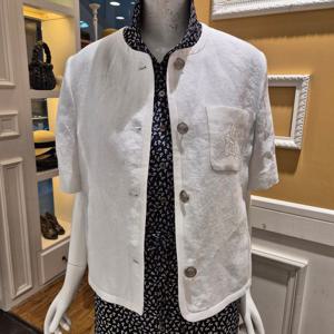 [BCBG] 비씨비지 여름24 클럽 린넨 자켓 B4B5J131