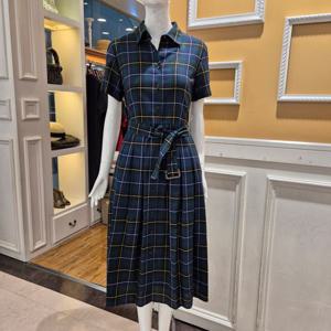 [BCBG] 비씨비지 가을24 로버 체크 원피스 B4C7O609