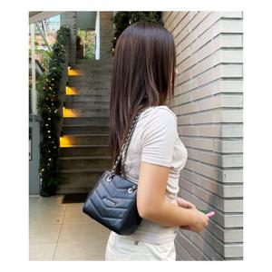 [질스튜어트]모마퀼팅 소가죽 미니 크로스겸 버킷백 JAWA4F830BK