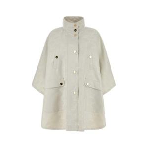 막스마라 여성 아이보리 Jacquard 자카드 케이프 2414731071600 005