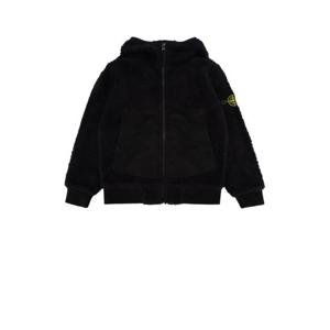 스톤아일랜드 키즈 키즈 블랙 짚업 후드 811661945 V0029