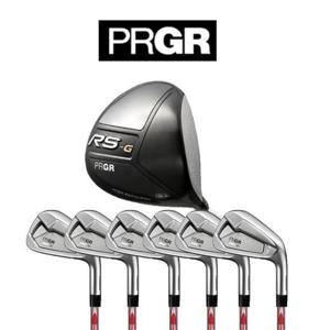 PRGR RS-G 고반발 남성드라이버 10.5도R + 02 6아이언세트 모듀