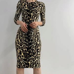 버버리 스트레치 저지 레오파드 프린트 드레스 4548409