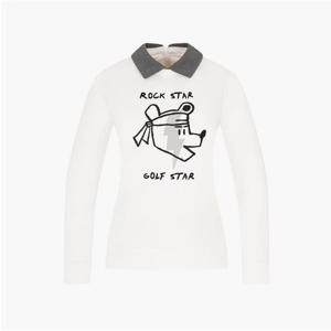 [까스텔바작]여성 전판 캐릭터 에리 맨투맨 BGDFTL505WH_CC