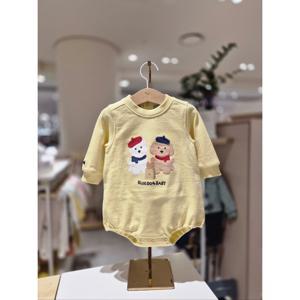 블루독베이비 10 25SS봄신상(YE)블루독 도기 바디수트 (4511960402)