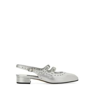 카렐 파리스 여성 메탈릭 슬링백 힐 QUEEN_332802SILVER