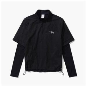 [르꼬끄골프]르꼬끄골프티셔츠 KQF GP122LTL31-BLCK 여성 우븐