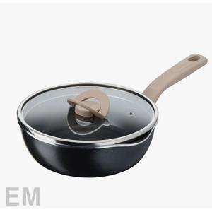 [테팔(가전)]테팔 인덕션 원픽냄비팬 트러플블랙 22cm/뚜껑포함/모든열원사용가능