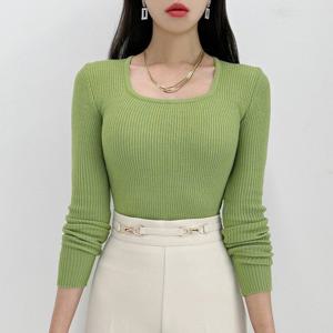 [금찌] 펠리 스퀘어넥 니트 ST7214T