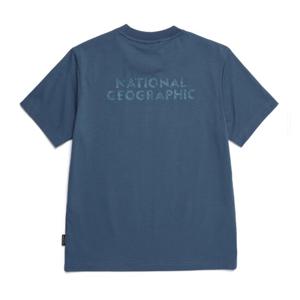 내셔널지오그래픽 N252UTS830 스몰로고 그래픽 반팔 티셔츠 TURQUOISE