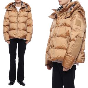 [버버리] 22FW 남성 디태처블 패딩 점퍼 (8059141_WARM_HONEY_22F)