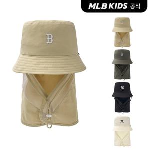 [MLB키즈 공식] 25SS 아웃도어 메쉬배색 넥커버 버킷햇 (4color) 7AHTR0253