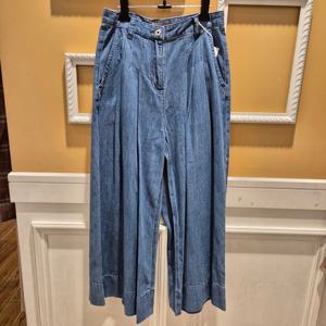 [BCBG] 비씨비지 여름24 턱 해지 데님 바지 B4B5P359