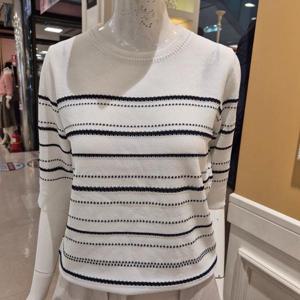 [BCBG] 비씨비지 여름25 올솔트 단가라 니트 B5B4K481
