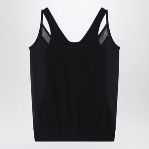 펜디 블랙 비스코스 니트 아시메트릭 헴 원피스 FDD304AUP4 FOG