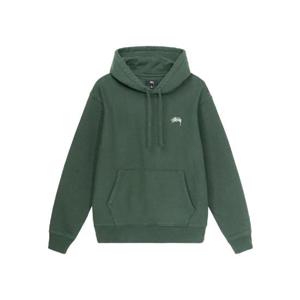 스투시 오버다이드 스탁 로고 후드 포레스트 118469
