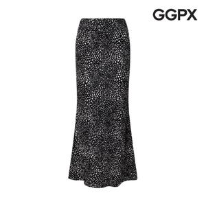 [지지피엑스]레오파드 플리츠 머메이드 롱 스커트 (GP3SK024F)