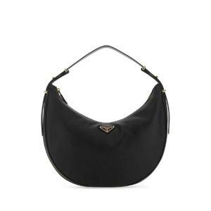 PRADA 블랙 가죽 빅 Arque 핸드백 1BC212VOVO2CYS F0002