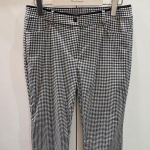 그린조이 HC06 여 깅엄체크 세미부츠컷 팬츠 GS24WT23W