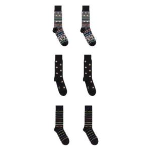 25 FW 폴스미스 스트라이프 폴카 도트 양말 M1ASOCKTBLCK TP438337209