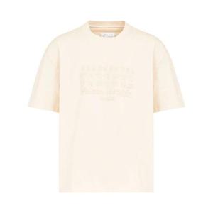 25 FW 메종마르지엘라 넘버 자수 코튼 티셔츠 S50GC0703S23883 TP432126354