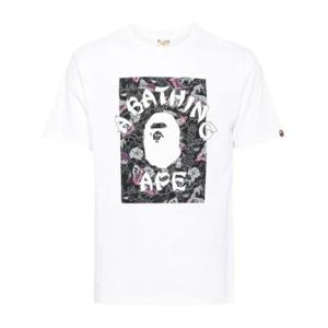 25 FW A BATHING APE 재패니즈 타투 카모 컬리지 티셔츠 001TEK801027M TP432024568