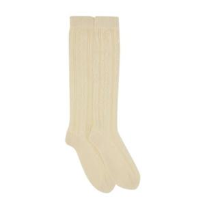 VALENTINO PERFORATED COTTON SOCKS WITH VLOGO 6B3KI02J959ET5