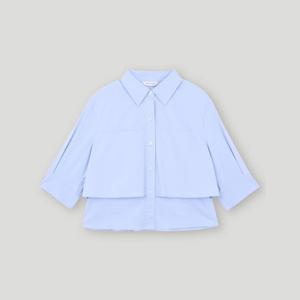 [코데즈컴바인] 레이어 카라넥 블라우스 (CKB-BL507W6)