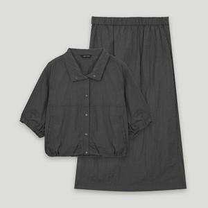 [코데즈컴바인] 반팔점퍼 스커트 셋업 (CKB-XX503W4)