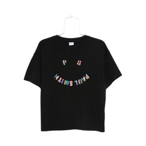 PS 바이 폴스미스 여성 블랙 반팔 티셔츠 W2R405V TP518079