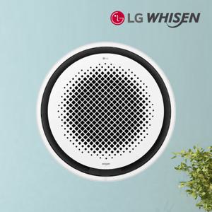 에어컨신 LG 휘센 인버터 천장형 원형 화이트 냉난방기 40평 실외기포함 TW1450Y9SR
