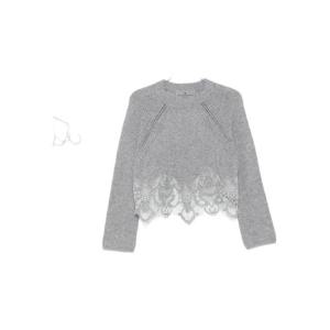 25 FW 에르마노설비노 레이스 트리밍 캐시미어 스웨터 D475M305APKFX TP439807216
