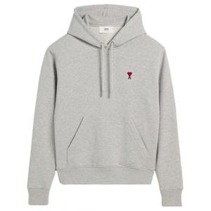 [AMI] 라프리마 여성 SweatshirtsHoodies de Coeur 후디 BFUSW235730 0951 GRIS CENDRE CHINE /7