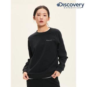 디스커버리 (DXTR25051_BKS) 니트 에센셜 트레이닝 맨투맨 DXNW