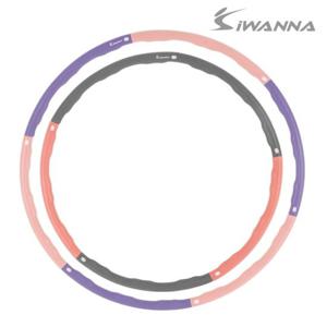 아이워너 소프트 후프 1.2kg NBR소재 훌라후프 요가