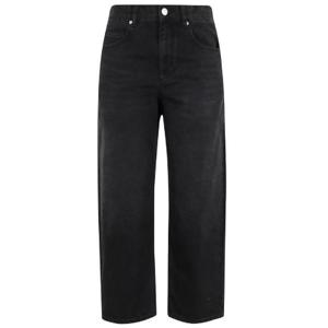 Isabel Marant 로고 패치 스트레이트 레그 진 PA0557FAB1H04I097 FADEDBLACK02FK TP946280599