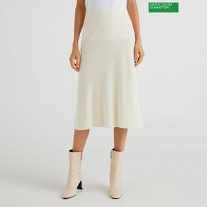 [베네통] Ribbed knit skirt 3F_1044D0008_IV
