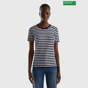 [베네통] Striped short sleeve t-shirt 3F_3OA6E16A0_NY