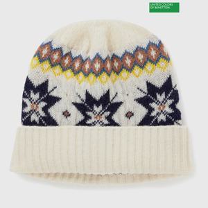 [베네통] Pattern knit beanie 3F_1044EA00U_600