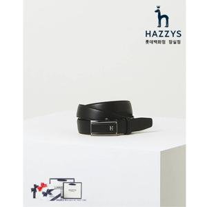 [헤지스ACC][선물포장][22FW]_HJBE2F780BK 블랙 퍼피장식 소가죽 자동벨트