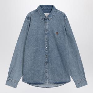 아미 반팔 티셔츠 USH786DE0056 Light blue