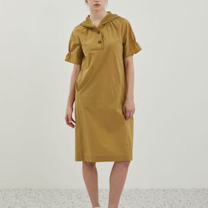 [올리비아로렌]VVBOA4M4486 배색후드원피스_JK