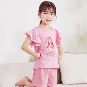 [레노마 이너웨어]시크릿쥬쥬 여아 프릴 티셔츠PK-HC14W85915_KG