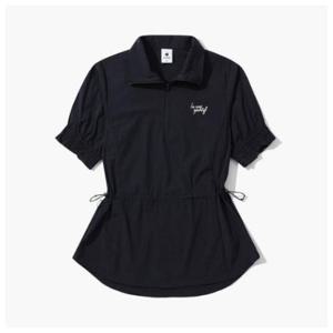 [르꼬끄골프]르꼬끄골프티셔츠 KQF GP222LTS45-BLCK 여성 우븐