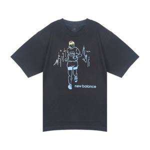 M 뉴발란스반팔티 TQK NBNEFCOG53-19 MT53934 UNI Runner 그라데이션 그래픽 반팔티