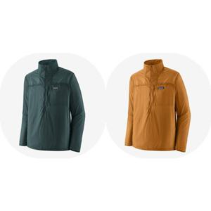 [파타고니아코리아] 23410Q7 남성 멘즈 후디니 스태쉬 1 2 집 풀오버 Houdini Stash 1 2-Zip Pullover PG