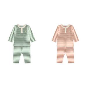 [블루독베이비] 25FW (GN)(OR)STRIPE슬림상하세트 2종택1 (45A7068001)