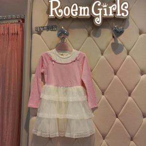 로엠걸즈 DP01 레이어드 리본 샤원피스 RGOM25W1P